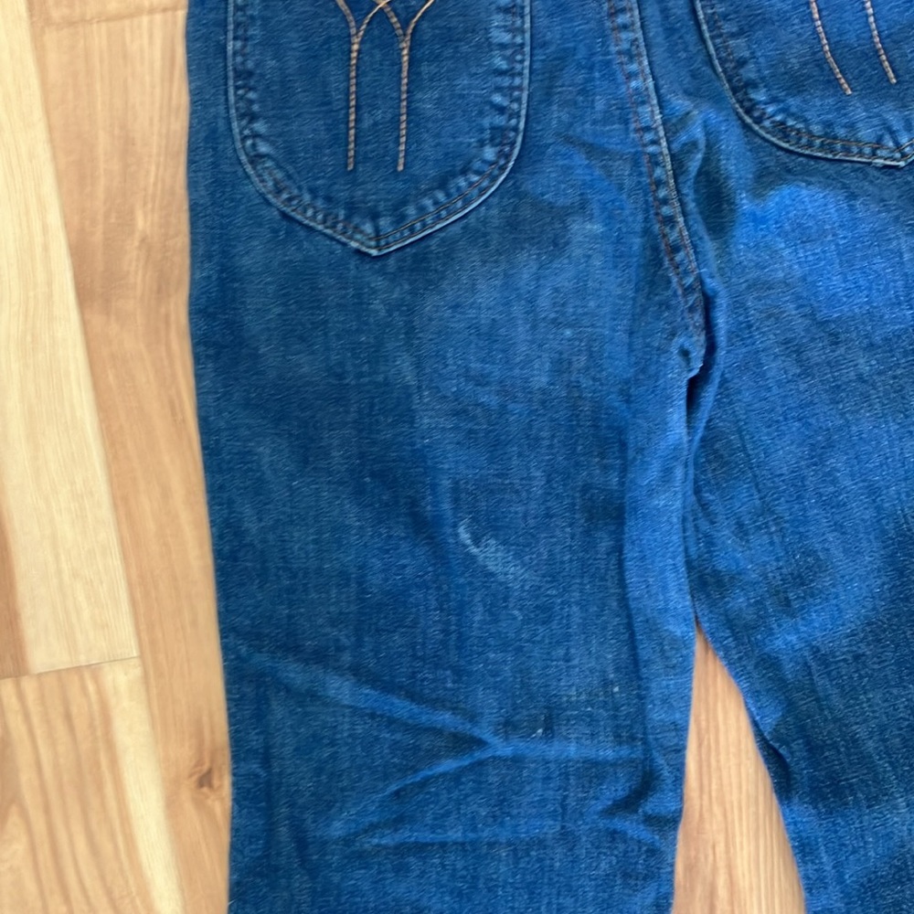 Vintage Wranglers 1970s Flare 27w 27in - image 4
